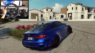 NFS HEAT BMW M4  LOGITECH G29 gameplay [upl. by Alywt]