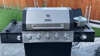 GHP Group Dyna Glo DGB515SDP D 5 Burner Open Cart Propane Gas Grill Review after 10 Years of Use [upl. by Idak]