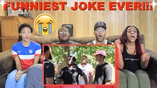 Couple Reacts  quotFunniest Joke In The WORLDquot By Nileseyy Niles Reaction [upl. by Eliga]