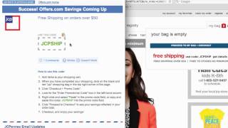 JCPenney Coupon Code 2013  How to use Promo Codes and Coupons for JCPenneycom [upl. by Enohsal]