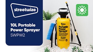 10L Portable Power Sprayer  SWPW2 [upl. by Lev234]