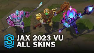 Jax ASU All Skins  League Of Legends [upl. by Nalra123]