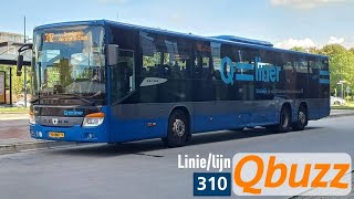 Qbuzz  Mitfahrtrit Linielijn 310 Veendam  Assen Qliner  Setra S 419 UL [upl. by Aleyak]