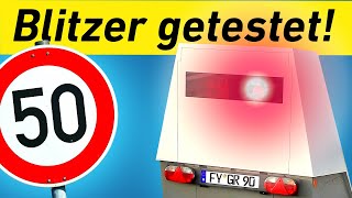 BlitzerAnhänger Ab wann wird man geblitzt Mobiler Enforcement Trailer getestet [upl. by Erwin]