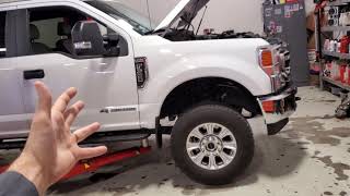 New 2020 67 Powerstroke  Fuel Filter Change  HOW TO [upl. by Elicul]