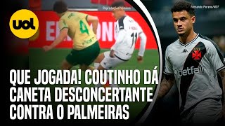 PHILIPPE COUTINHO DÃ CANETA DESCONCERTANTE E DEIXA JOGADORES DO PALMEIRAS NO CHÃƒO VEJA O LANCE [upl. by Ecinnaj655]