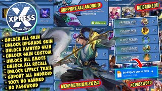 NEW INJECTOR MLBB 2024 NO PASSWORD  UNLOCK ALL SKIN MOBILE LEGENDS [upl. by Htabmas]