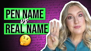 3 Things To Understand About Pen Names Vs Real Names [upl. by Lillian333]