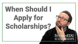 When Should I Apply for Scholarships in Canada [upl. by Eimmas]