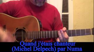 Quand jétais chanteur Michel Delpech reprise à la guitare 1993 [upl. by Eibba77]