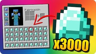 ¡¡IMPOSIBLE MORIR 3000 DIAMANTES EN EGGWARS  MINECRAFT EGGWARS [upl. by Gearard769]