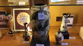 Moorcroft Pottery StokeonTrent Staffordshire England August 2018 [upl. by Rehoptsirhc]