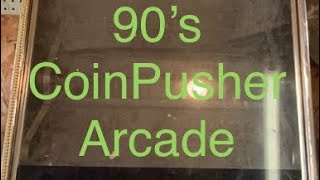 Retro 90’s Arcade Coin Pusher Machine How Does It Work [upl. by Dinsmore]