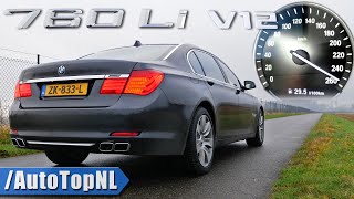 BMW 7 Series F02 760Li 60 V12 BiTurbo  0250 ACCELERATION SOUND amp Passenger POV by AutoTopNL [upl. by Vano614]