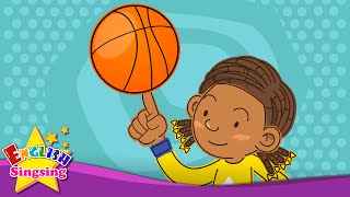 Lets play basketball Badminton SuggestionSports  Rap for Kids  English song with lyrics [upl. by Ahsyek354]