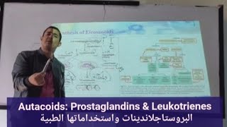 Autacoids Prostaglandins and leukotrienes تصنيع البروستاجلاندين واستخداماتها الطبية [upl. by Scornik]