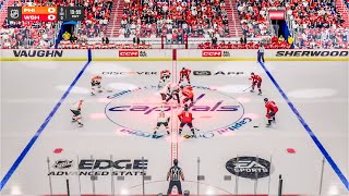 Philadelphia Flyers vs Washington Capitals 10232024 NHL 25 Gameplay [upl. by Dobson]