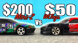 WLToys K969 Vs Kyosho MiniZ  Mini RC Drift cars [upl. by Kcirdla]