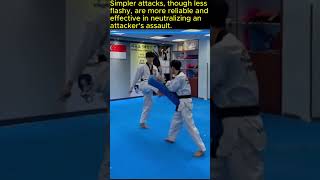 Taekwondo Complex Jump Spin Kicks vs Simple Kicks for Real Fights taekwondo powerful [upl. by Goerke]