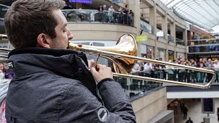 A surprise performance of Ravels Bolero stuns shoppers [upl. by Haraj860]