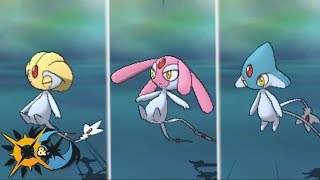 How To Get Mesprit Uxie and Azelf in Pokémon Ultra Sun and Ultra Moon [upl. by Frye]