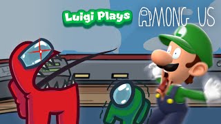 Luigi Plays AMONG USSS [upl. by Abas]