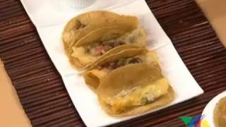 Rollitos de Queso con Bistec y NopalesReceta [upl. by Cally]