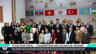 quotМАНАСТЫНquot ДОКТОРАНТТАРЫНА КУБАНЫЧТУУ КАБАР  KTMÜ DOKTORALI AKADEMİSYENLERE DOÇENTLİK MÜJDESİ [upl. by Wager]