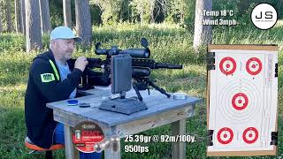 Benchrest 100y  Superior liner 124 [upl. by Ellenwad]