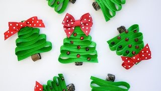 the RABOM Christmas Tree Ribbon Sculpture Hairclip [upl. by Evan]