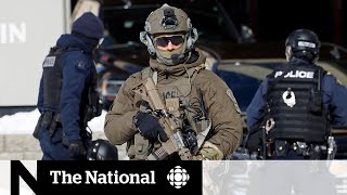 More than 100 arrested as police crackdown on Ottawa protest [upl. by Queen]