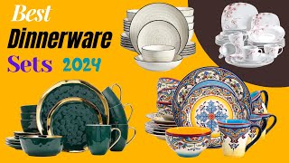 Best Dinnerware Sets 2024  Top 10 Dinnerware Sets for Every Day Use [upl. by Ahsiem]