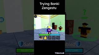 Trying Banki zengestu bloxfruits shorts [upl. by Annaeiluj]