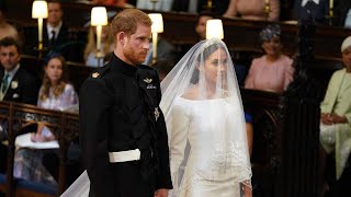 Meghan Markle Looks Radiant in Givenchy Wedding Gown [upl. by Ylak]