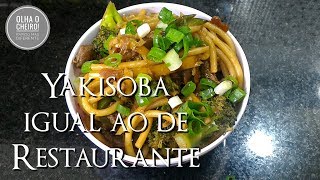 COMO FAZER YAKISOBA EM CASA  RÁPIDO E FÁCIL [upl. by Orr]