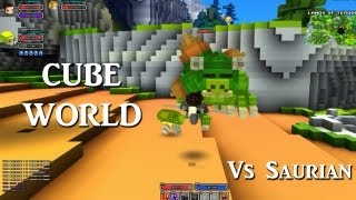 Cube World  Affrontons Le Lézard Géant Saurian Multi [upl. by Marelya]