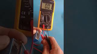 testing fan capacitor using multimeter capacitor multimeter [upl. by Sylvester454]