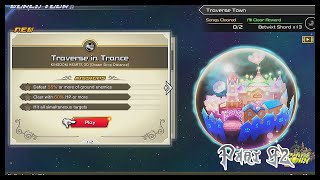 Kingdom Hearts Melody of Memory Playthrough Part 92 Traverse Town Traverse in Trance [upl. by Gil]