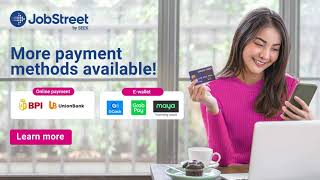 JobStreet Adds New Payment Methods Check It Out [upl. by Anoyk74]