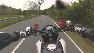 Ducati Hypermotard vs Triumph Speed Triple [upl. by Brit]