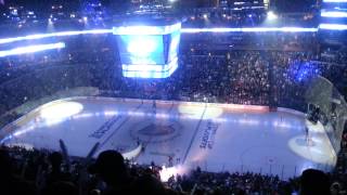 2014 Blue Jackets Game 3 Playoff Into [upl. by Aeikan]