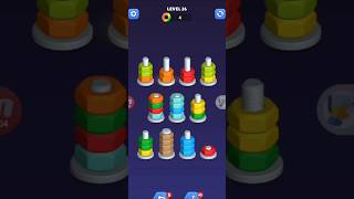 Gaming videos Colors nut Bolt Game level 26 By Gaff bB [upl. by Natalina]