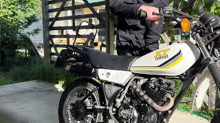 Yamaha XT250 1983  Cold Start [upl. by Yenttihw775]