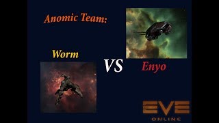 Eve Online Anomic Team Enyo Burner Worm [upl. by Navada]