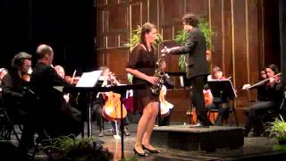 Glazunov Saxophone Concerto in Eflat op109 Paulina Marta Kulesza Part I [upl. by Cheria303]