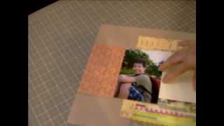 Scrapbook Process Using 6 x 6 paper pads for 12 x 12 layouts [upl. by Otto413]