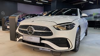 2022 MercedesBenz C300 AMG Line  Walkaround [upl. by Sonitnatsok]