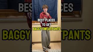 BEST Places for BAGGY Sweatpants Shorts Viral ootd fashion FYP ForYouPage GRWM fashioninspo [upl. by Bernarr]