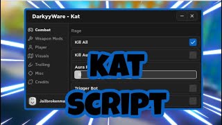 NEW KAT Script  Kill All  Kill Aura  Aimbot  Gun Mods  AND MORE  PASTEBIN [upl. by Lynnworth]