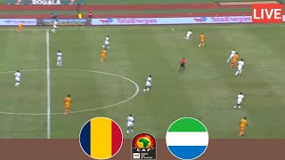 🔴LIVE Chad Vs Sierra Leone  Africa Cup Of Nations Qualification All Goals Result amp Highlights [upl. by Ayidan547]